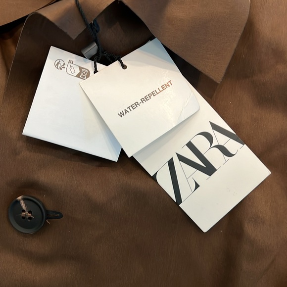 NWT ZARA Technical Trench Coat. - Picture 7 of 16
